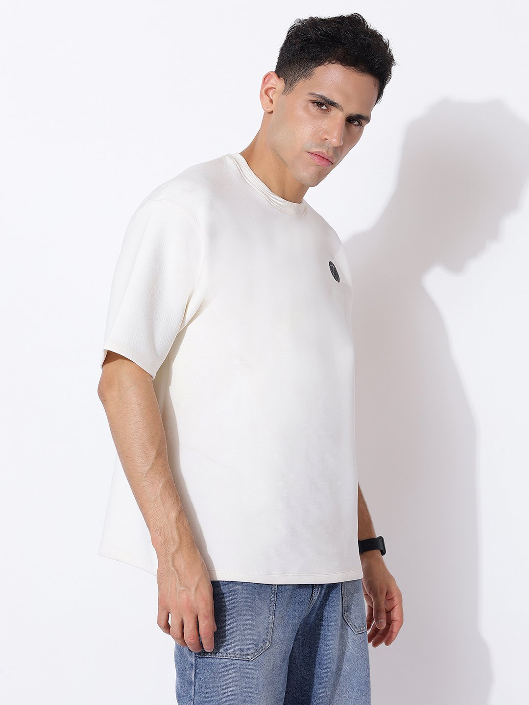 Ivory Dusk Oversized Tee - Image 3