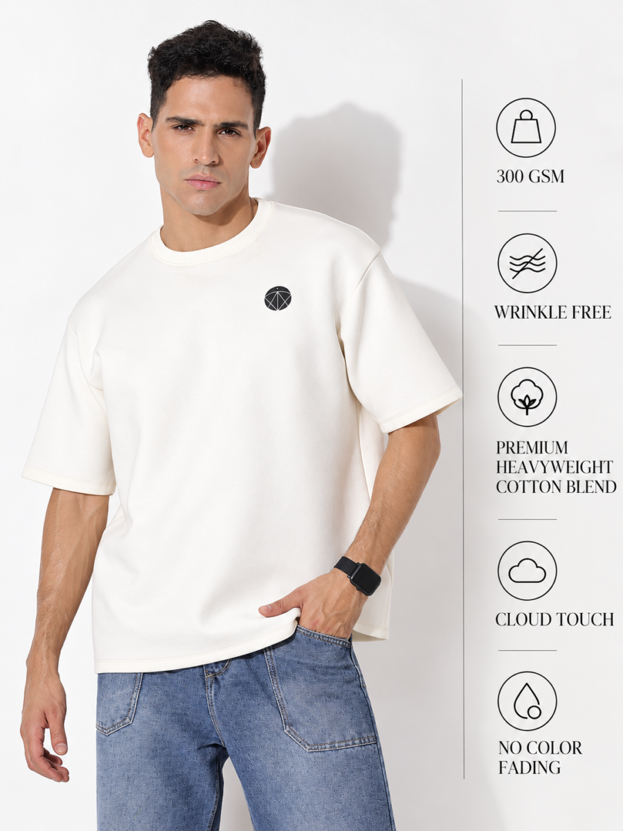 Ivory Dusk Oversized Tshirt