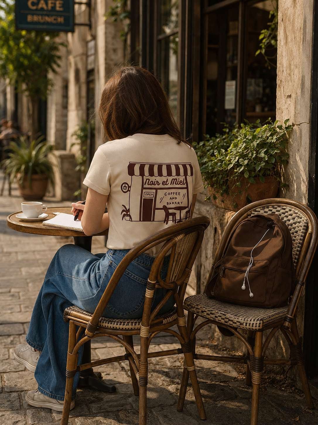 Mocha Fitted Tee