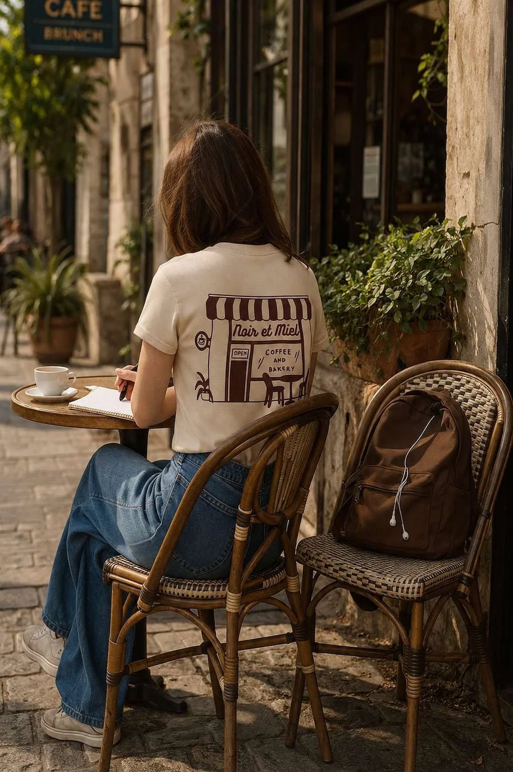 Mocha Fitted Tee