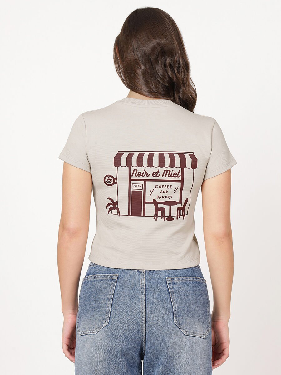 Mocha Fitted Tee