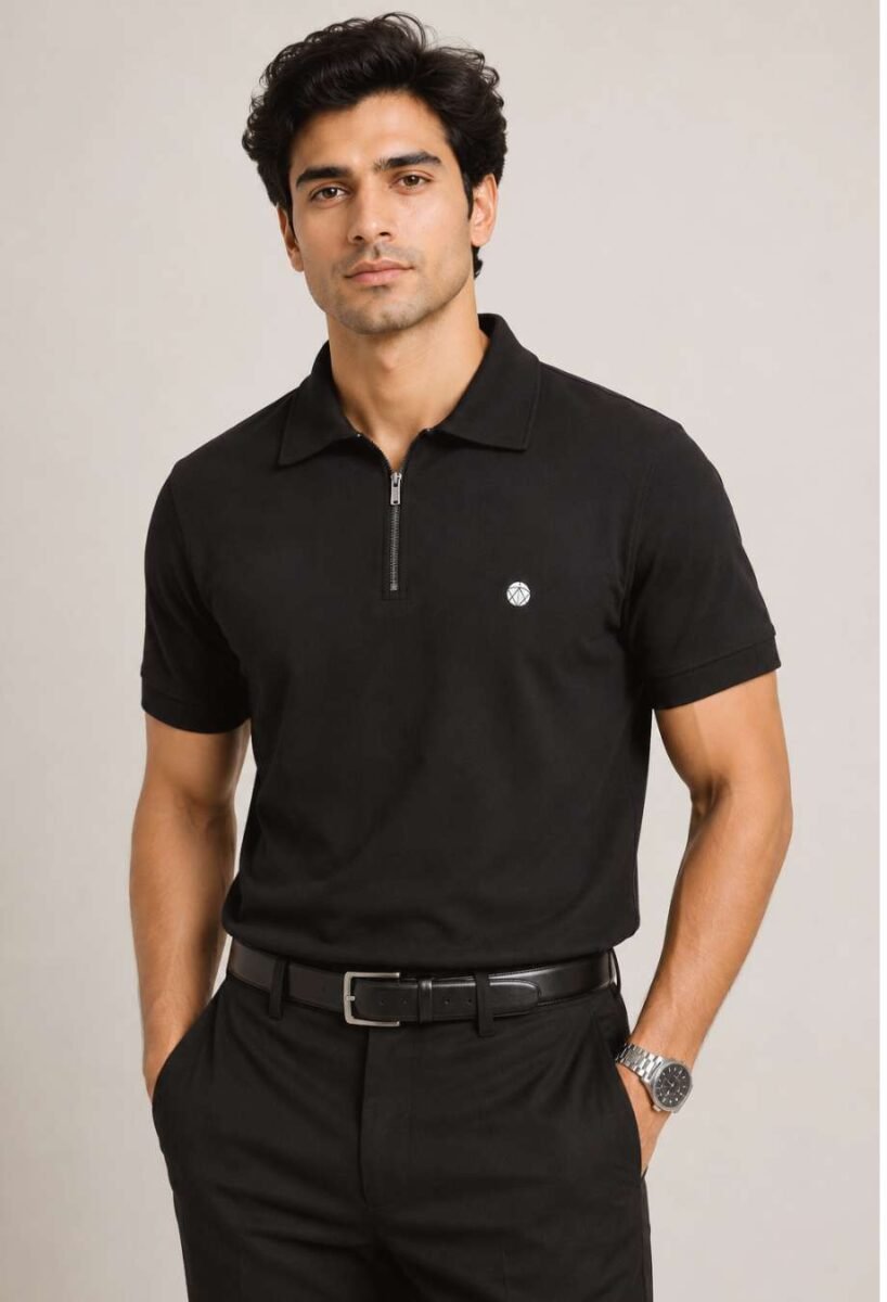 Noir Polo Tshirt